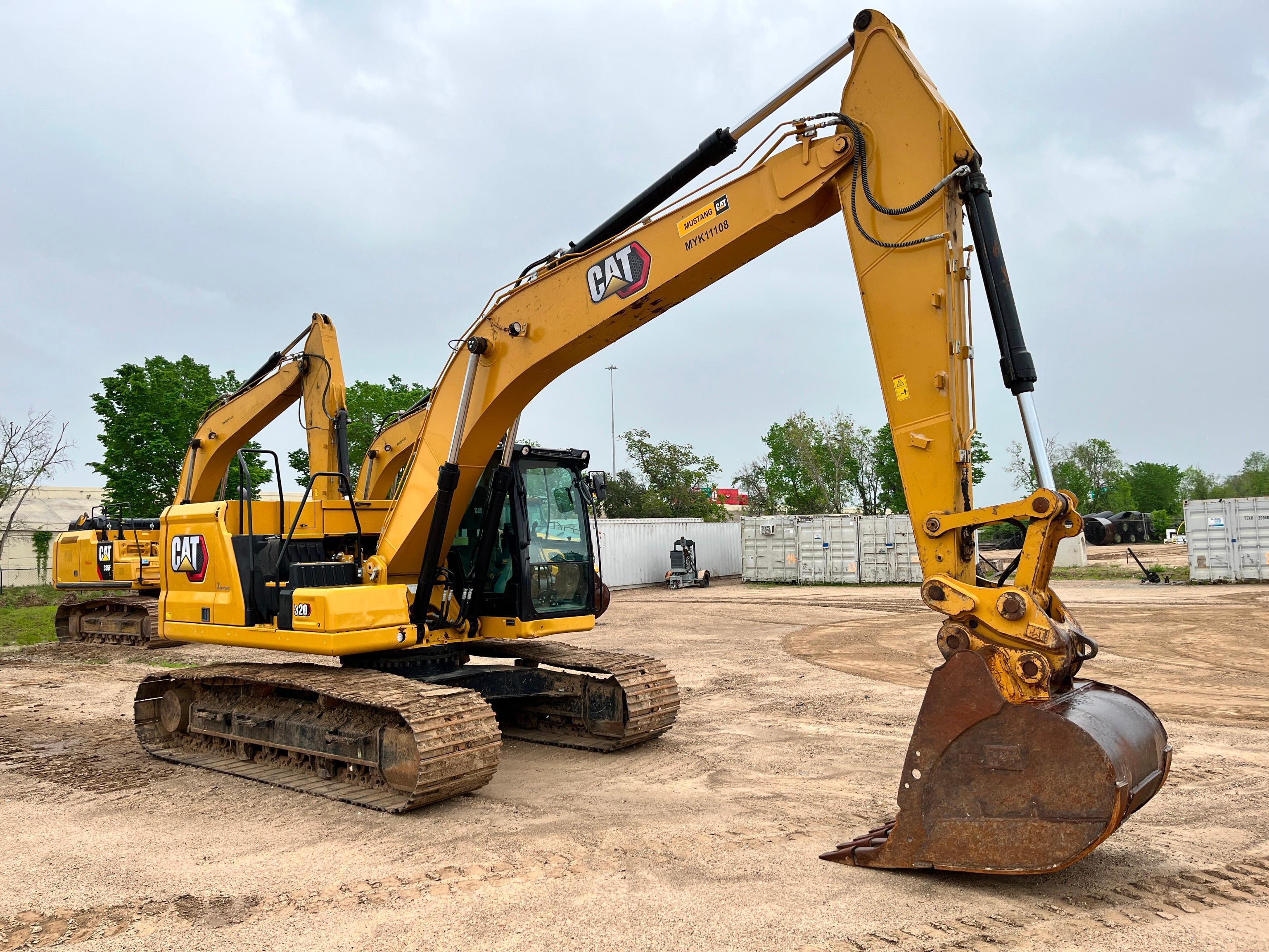 2021 CAT 320 HYDRAULIC EXCAVATOR SN:CAT00320JMYK11108 powered by Cat C4.4 diesel engine, equipped