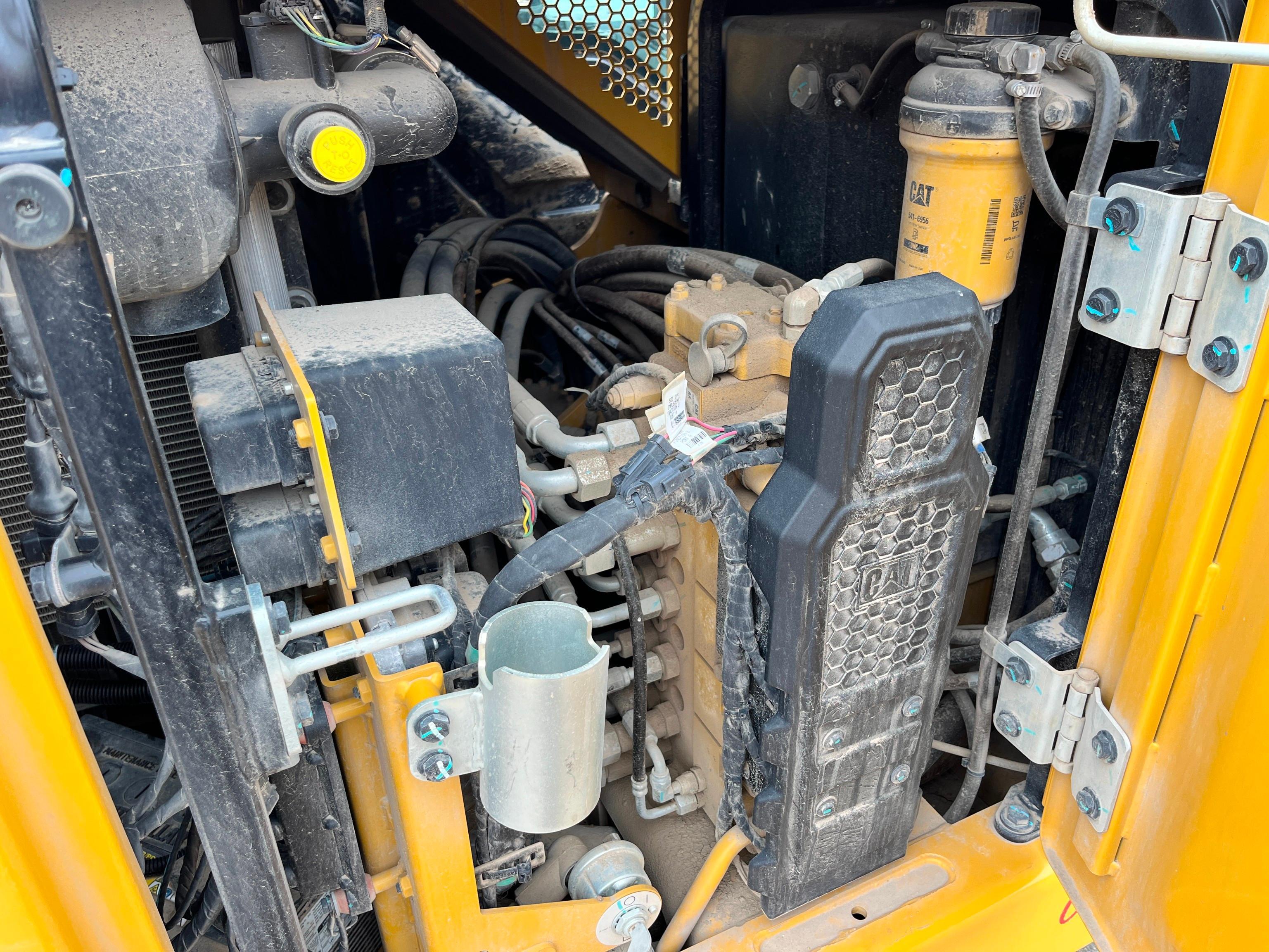 2023 CAT 308CR HYDRAULIC EXCAVATOR SN:807565 powered by Cat C3.3B diesel engine, equipped with Cab,