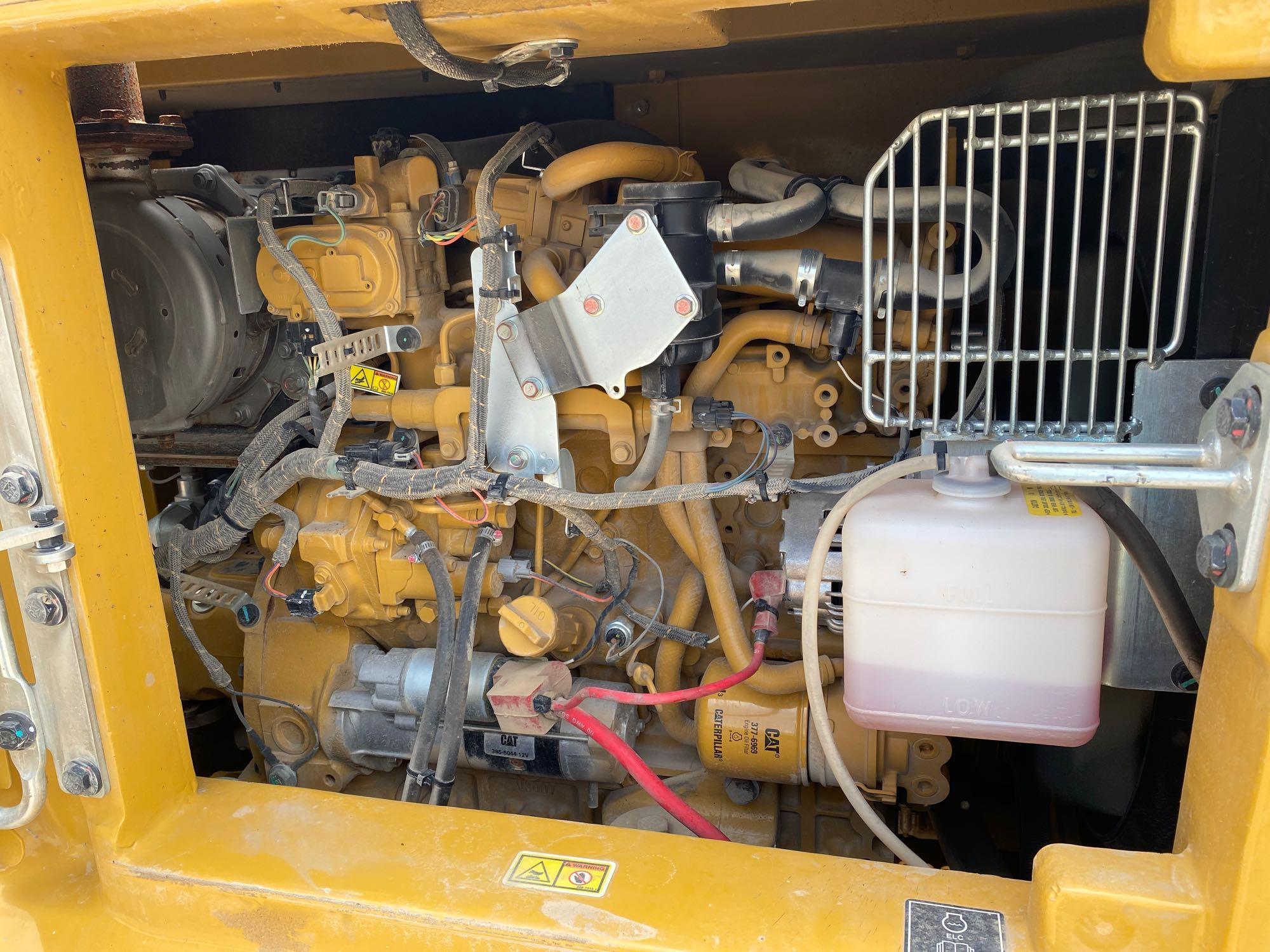 2023 CAT 308CR HYDRAULIC EXCAVATOR SN:807267 owered by Cat C3.3B diesel engine, equipped with Cab,