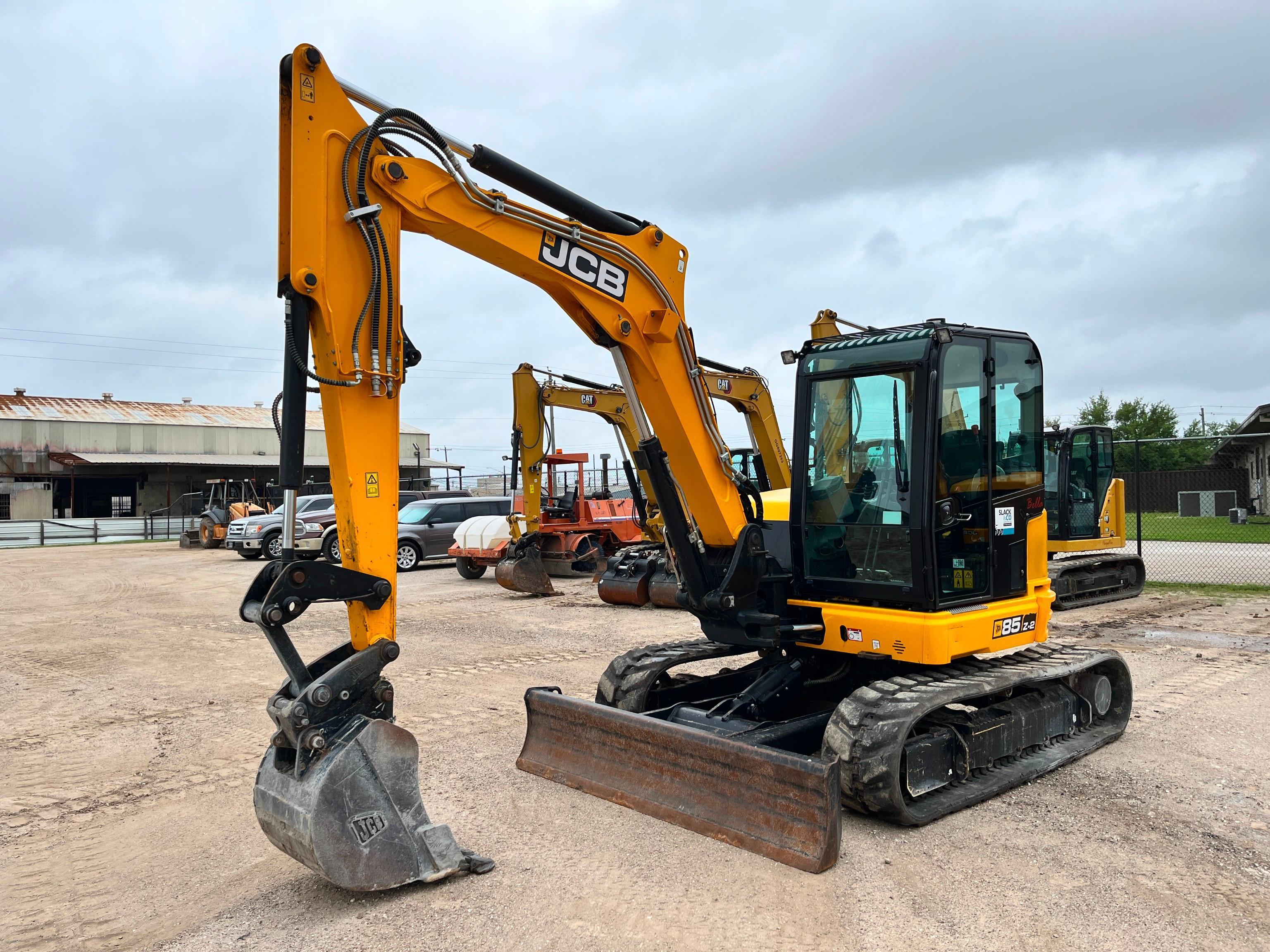 2022 JCB 85Z-2 HYDRAULIC EXCAVATOR SN:JCB8AEA3VM2736463 powered by Kohler diesel engine, equipped