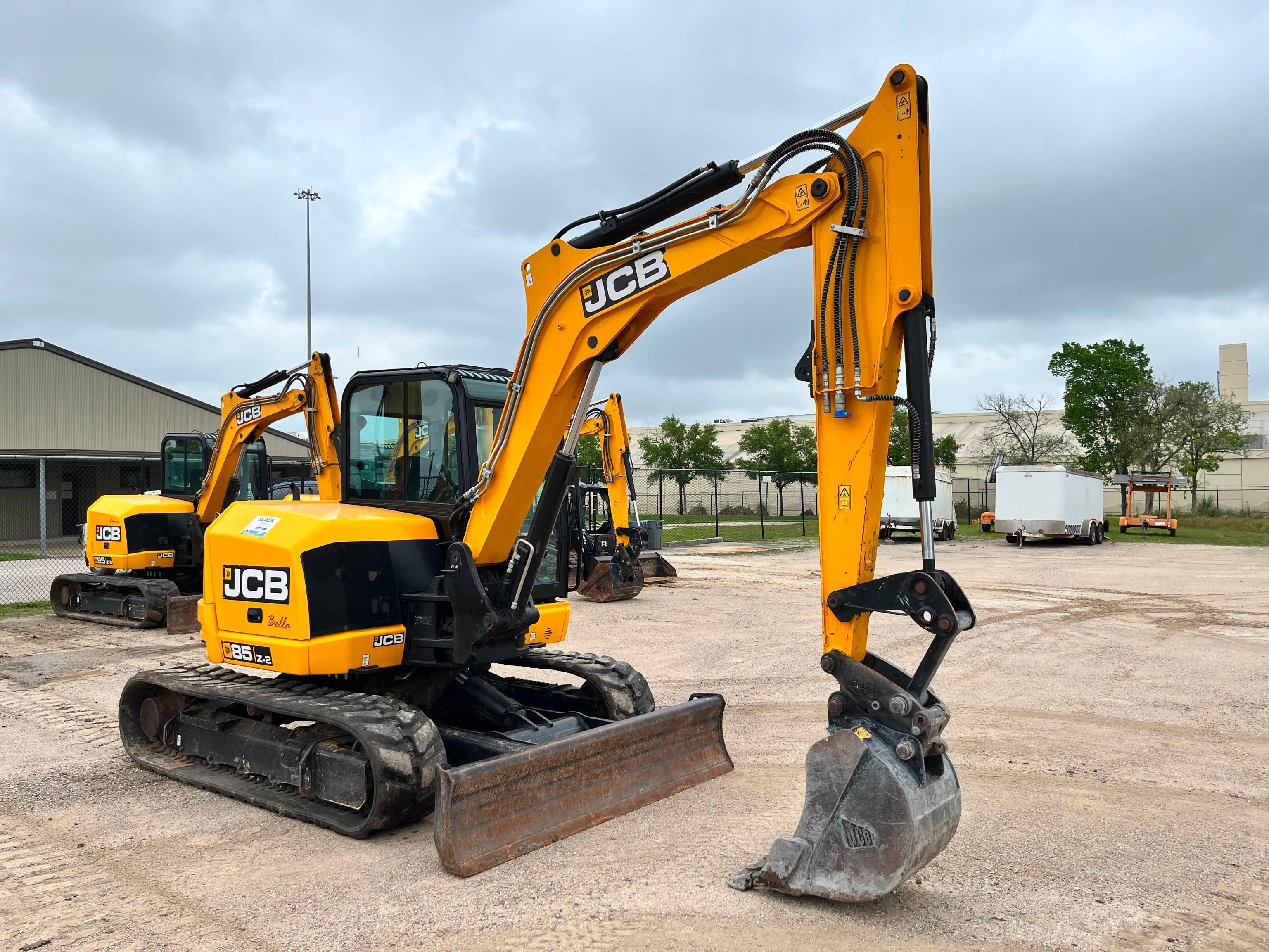 2022 JCB 85Z-2 HYDRAULIC EXCAVATOR SN:JCB8AEA3VM2736463 powered by Kohler diesel engine, equipped