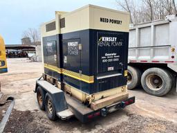 KOHLER 100KW GENERATOR powered by John Deere diesel engine, equipped with 100KW, Kohler automatic