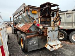 1988 INTERNATIONAL F-2674 SPREADER TRUCK VN:1HTZVG3T6JH609560 powered by Cummins diesel engine,