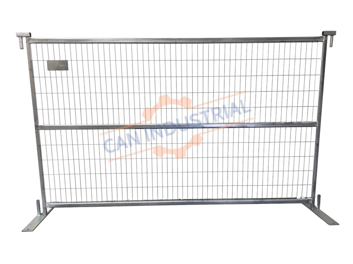 NEW SUPPORT EQUIPMENT NEW QTY (59) of heavy duty MAPLE LEAF 6' x 10' glavanized fence equipped with