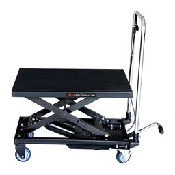 NEW SUPPORT EQUIPMENT NEW TMG Industrial 330-Lb Mobile Scissor Lift Table, 28 Lifting Height, Foot