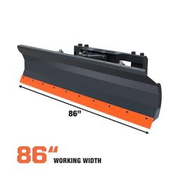 SKID STEER ATTACHMENT NEW TMG Industrial 86'' Skid Steer Dozer Blade/Snow Pusher, 30 Left & Right,