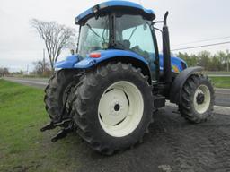 AGRICULTURAL TRACTOR NEW HOLLAND T6030 PLUS 4X4 TRACTOR SN Z7BDD4646 powered by diesel engine,