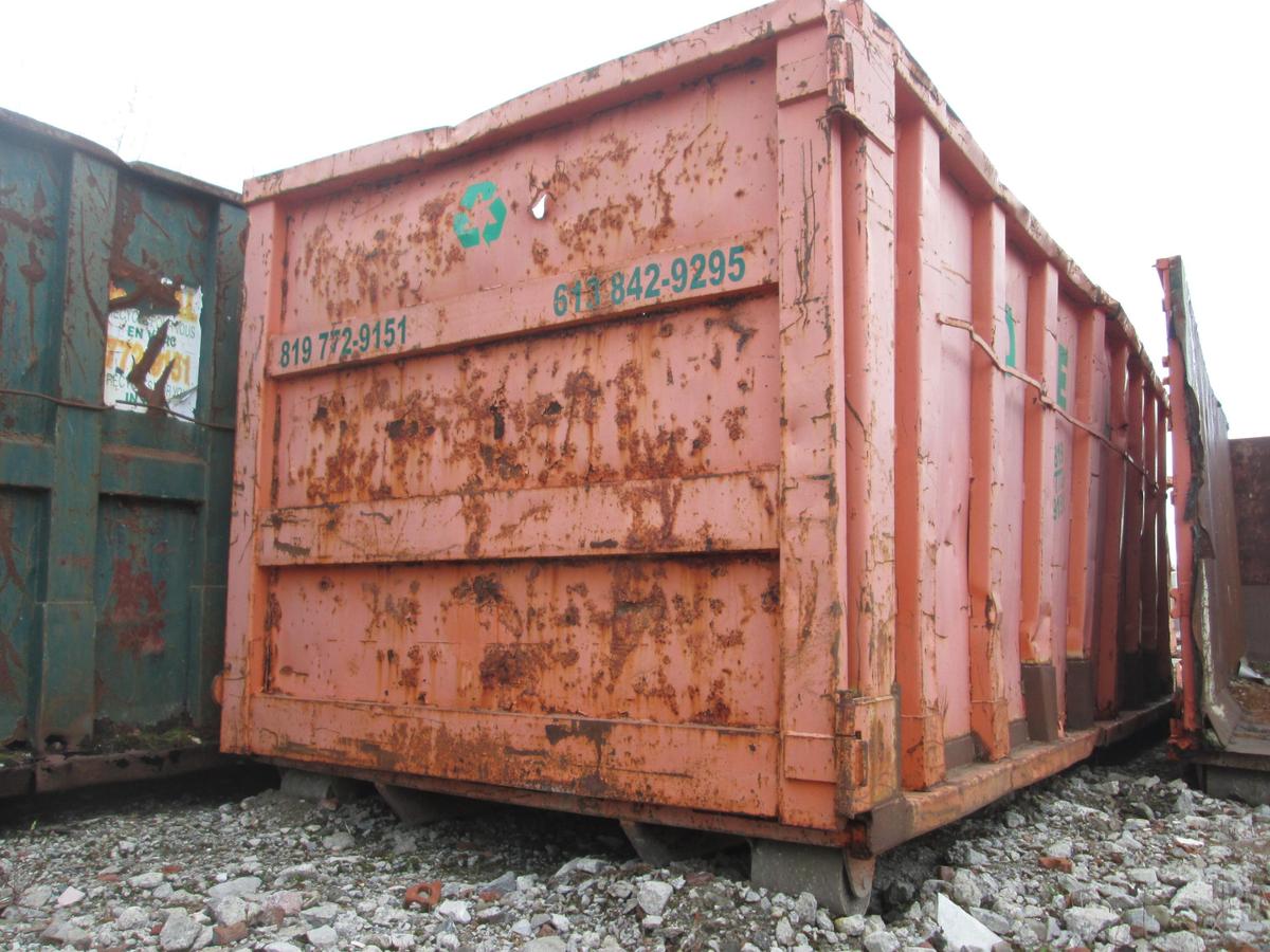 ROLLOFF CONTAINER 40' ROLL OFF CONTAINER buyer responsible for loading / acheteur responsible du