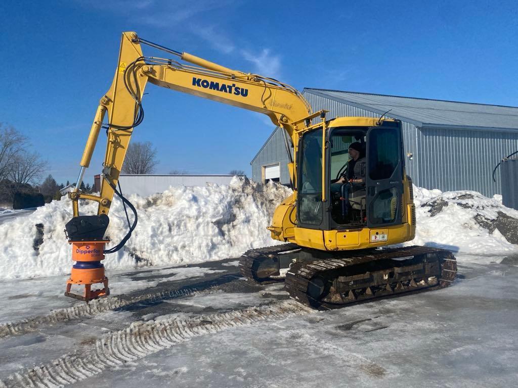 2017 Komatsu PC78USLC-10 HYDRAULIC EXCAVATOR SN GA03133 powered by Komatsu diesel engine, equipped