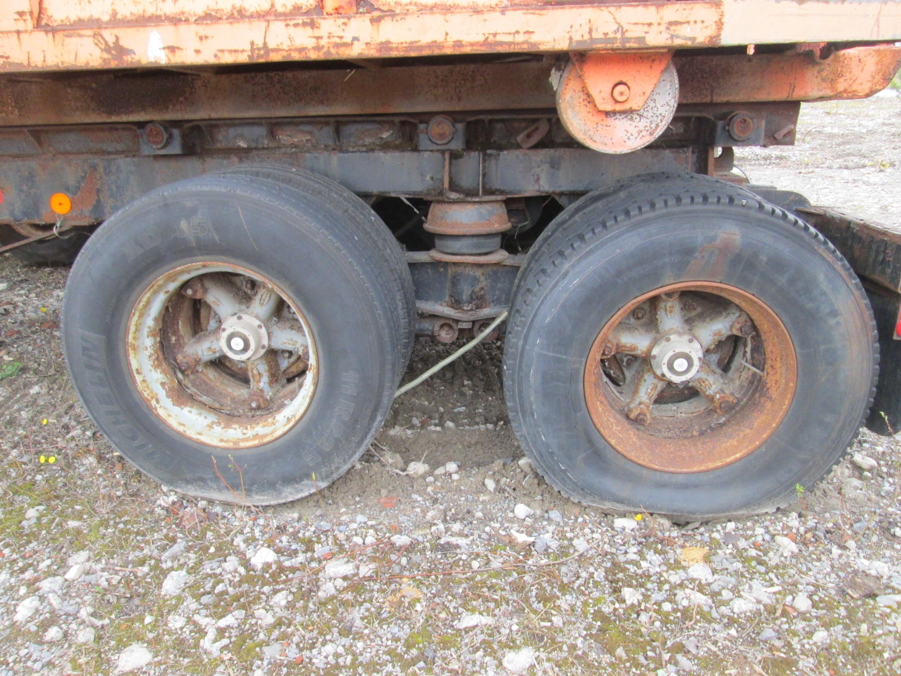 ROLLOFF TRAILER Tandem / axle 24' Roll off Pup trailer , s/a dolly, 40 yard roll off container