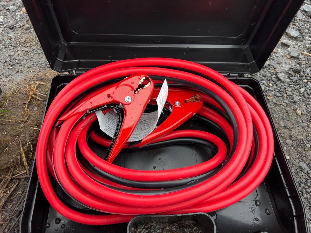 NEW 25FT. 800AMP EXTRA HEAVY DUTY BOOSTER CABLES NEW SUPPORT EQUIPMENT