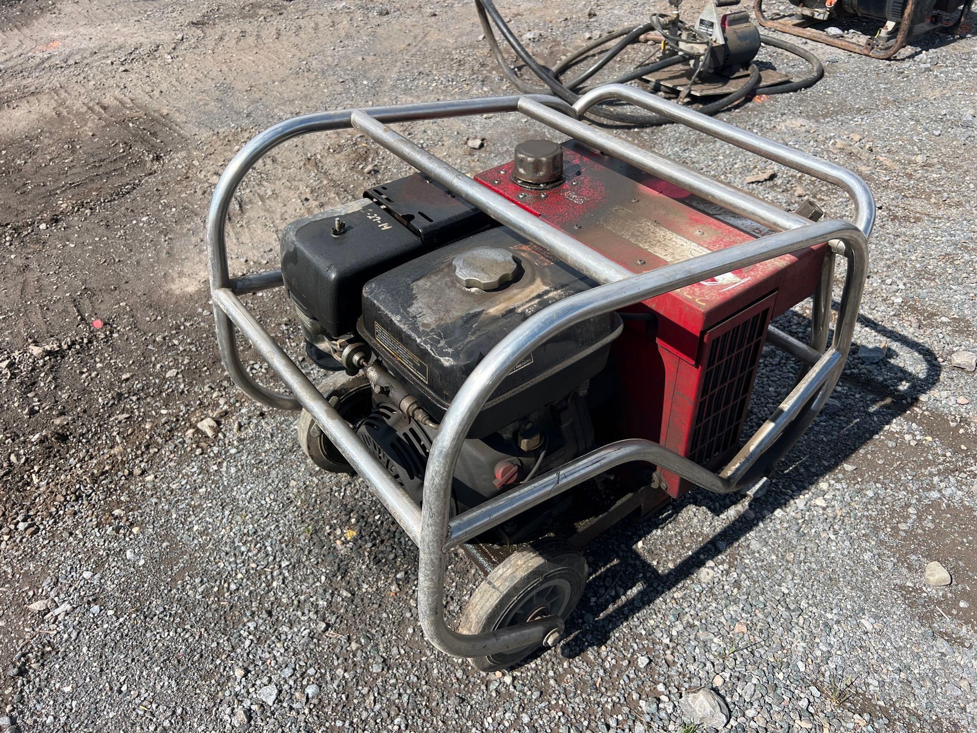 FALCON 9 HYDRAULIC POWER PACK SUPPORT EQUIPMENT powered by gas engine, with hydraulic jackhammer.