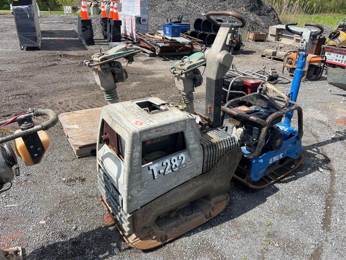 STONE REVERSIBLE PLATE COMPACTOR... SUPPORT EQUIPMENT powered by Hatz diesel engine.... U-T282