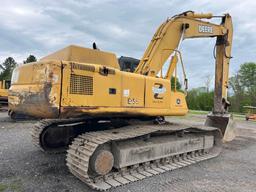 JOHN DEERE 330CX HYDRAULIC EXCAVATOR SN:83117 powered by John Deere diesel engine, equipped with