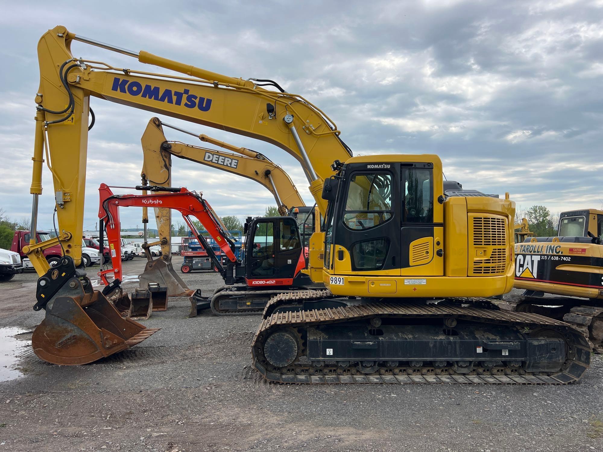 2023 KOMATSU PC238USLC HYDRAULIC EXCAVATOR SN-09891 powered by Komatsu diesel engine, equipped with