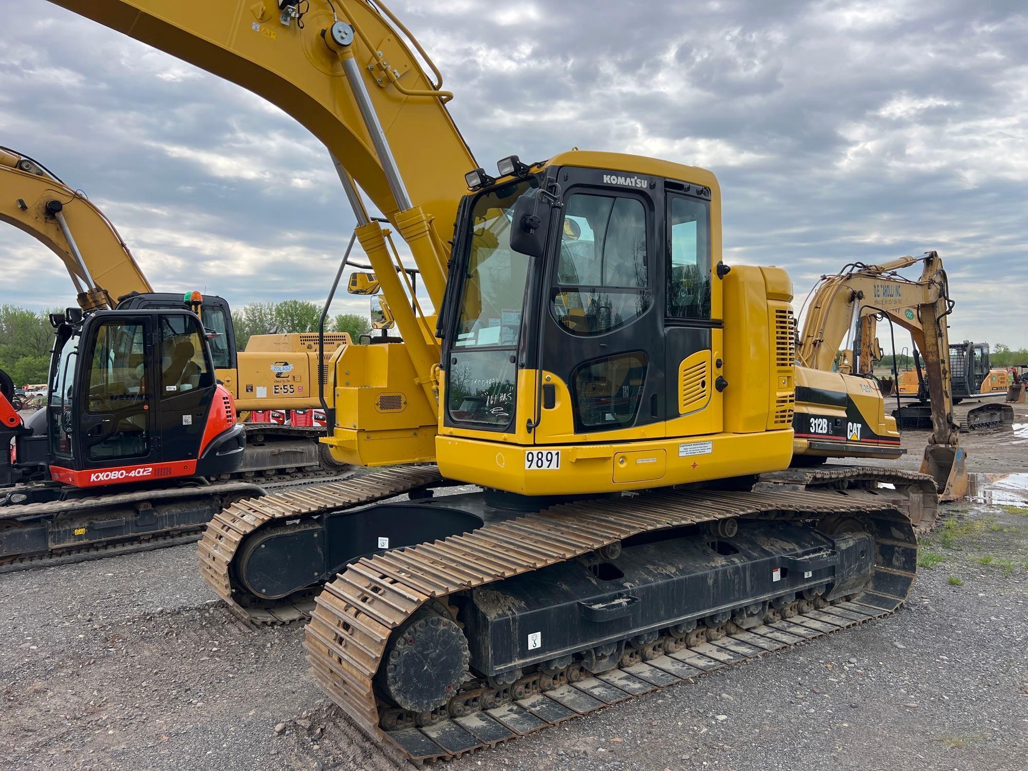 2023 KOMATSU PC238USLC HYDRAULIC EXCAVATOR SN-09891 powered by Komatsu diesel engine, equipped with