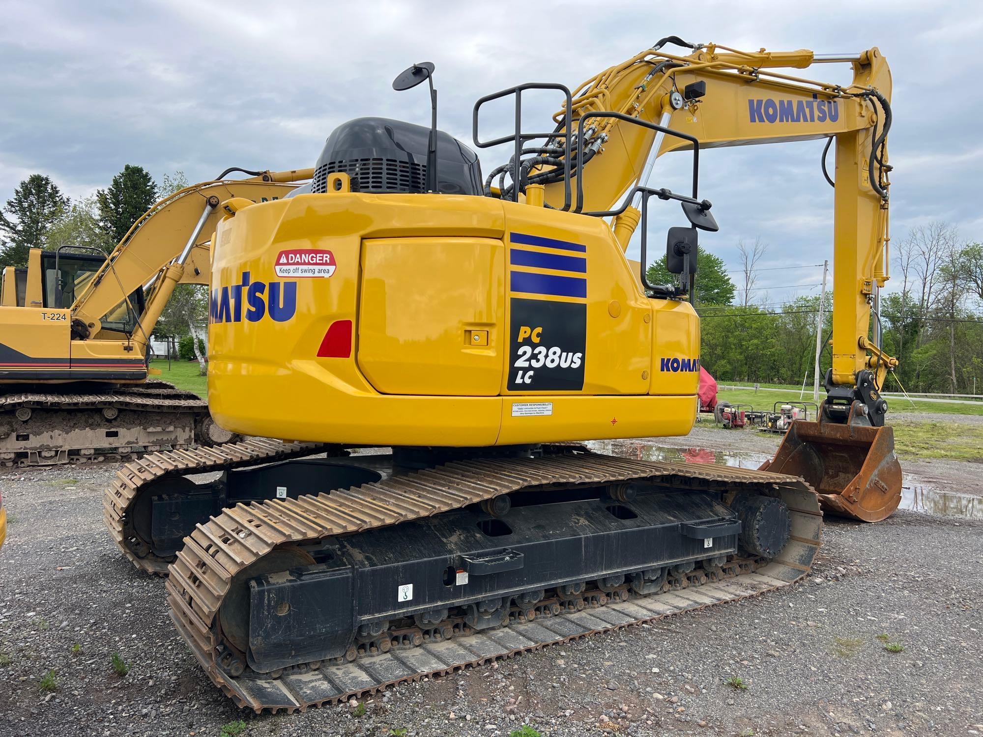 2023 KOMATSU PC238USLC HYDRAULIC EXCAVATOR SN-09891 powered by Komatsu diesel engine, equipped with