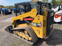 2018 CAT 259D RUBBER TRACKED SKID STEER SN:FTL17982 powered by Cat diesel engine, equipped with