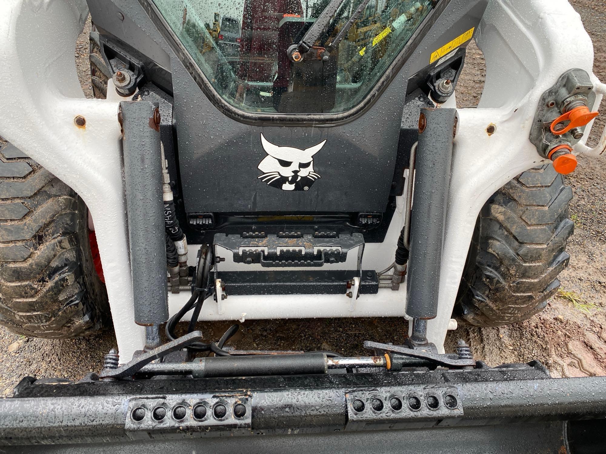 2020 BOBCAT S64 SKID STEER SN:B4SC11281 powered by diesel engine, equipped with OROPS, front blade,