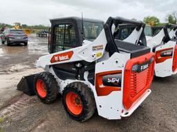 2020 BOBCAT S64 SKID STEER SN:B4SC11281 powered by diesel engine, equipped with OROPS, front blade,