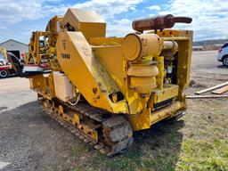 VERMEER T600D ROCK SAW SN-000567 powered by Detroit diesel engine, equipped with CRC cutter wheel