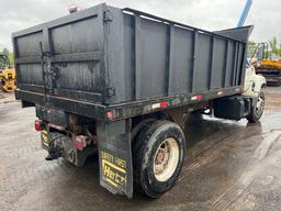 1998 GMC STAKE DUMP TRUCK VN:515418 powered by diesel engine, equipped with power steering, stake