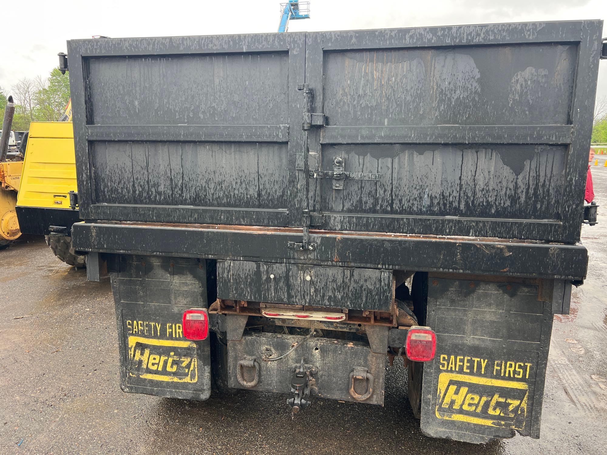 1998 GMC STAKE DUMP TRUCK VN:515418 powered by diesel engine, equipped with power steering, stake