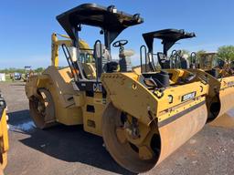 2014 CAT CB64R9 ASPHALT ROLLER SN:CB500161 powered by Cat diesel engine, equipped with OROPS, 79in.