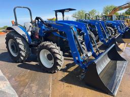 2022 NEW HOLLAND WORKMASTER 105 TRACTOR LOADER SN;NH1593624... 4x4, powered by diesel engine, equipp