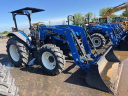 2020 NEW HOLLAND WORKMASTER 95 TRACTOR LOADER SN:NH1491473 4x4, powered by diesel engine, equipped