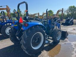 NEW NEW HOLLAND WORKMASTER 75 TRACTOR LOADER SN:04933...4x4, powered by diesel engine, 75hp, equippe