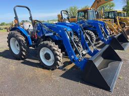 NEW UNUSED NEW HOLLAND WORKMASTER 70 TRACTOR LOADER 4x4, SN;NH5651025... powered by diesel engine,