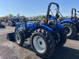 NEW UNUSED NEW HOLLAND WORKMASTER 70 TRACTOR LOADER 4x4, SN;NH5651025... powered by diesel engine,