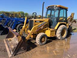 JOHN DEERE 310D TRACTOR LOADER BACKHOE SN;07388 4x4, powered by John Deere diesel engine, equipped