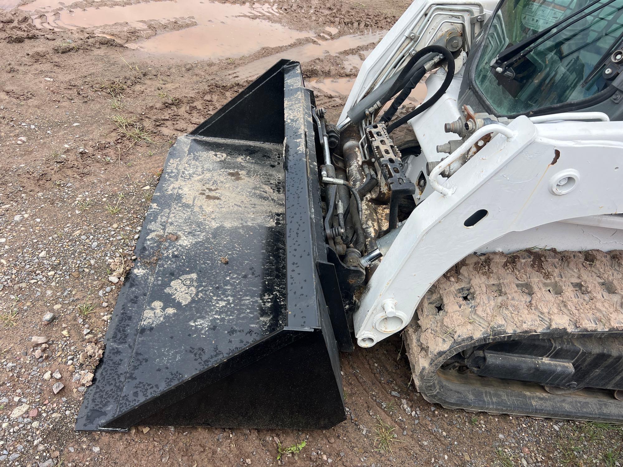 2016 BOBCAT T450 RUBBER TRACKED SKID STEER SN:AUVP12884 powered by diesel engine, equipped with