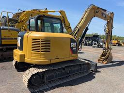 2013 CAT 308ECR HYDRAULIC EXCAVATOR SN:GBJ01677 powered by Cat diesel engine, equipped with Cab,