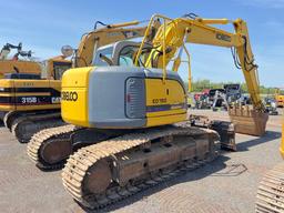 KOBELCO ED150 HYDRAULIC EXCAVATOR SN:862 powered by diesel engine, equipped with Cab, air, heat,