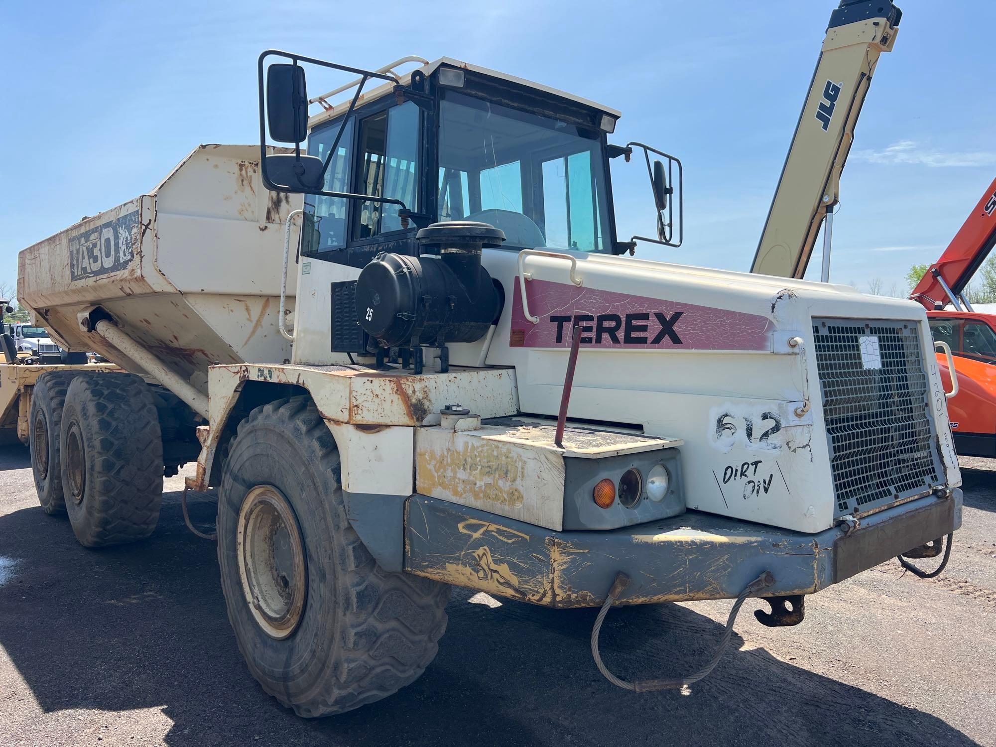 TEREX TA30 ARTICULATED TRUCK SN-991566 6x6, powered by diesel engine, equipped with Cab, heat, 30