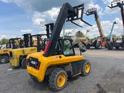 JCB 515-40 TELESCOPIC FORKLIFT SN-27707 4x4, powered by diesel engine, equipped with EROPS, air,