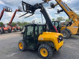 JCB 515-40 TELESCOPIC FORKLIFT SN-27707 4x4, powered by diesel engine, equipped with EROPS, air,