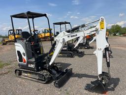 2023 BOBCAT E20 HYDRAULIC EXCAVATOR SN-11444 powered by diesel engine, equipped with OROPS, front