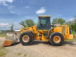 2012 HYUNDAI HL760-9 RUBBER TIRED LOADER SN:00322 powered by diesel engine, equipped with EROPS,