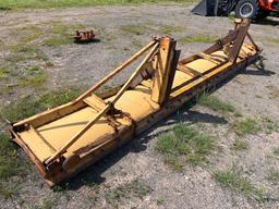 18FT. SNOW PLOW RUBBER TIRED LOADER ATTACHMENT bucket mount.