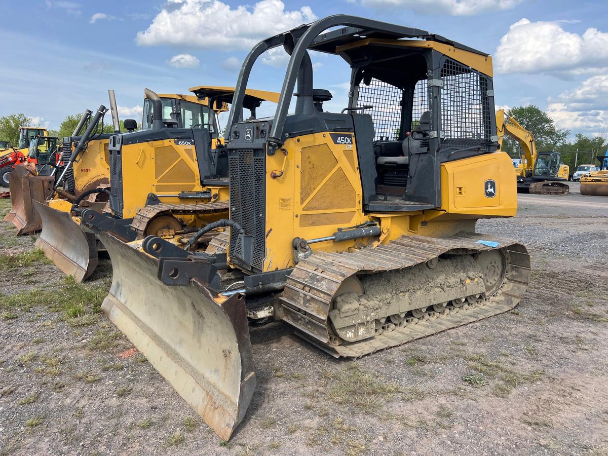 2017 JOHN DEERE 450KLGP CRAWLER TRACTOR SN:316161 powered by John Deere diesel engine, equipped with