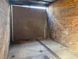 2011 HALMARK CARGO TRAILER VN:4S9VC16TO137201319 equipped with enclosed body, drop door, tandem