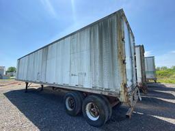 1978 BUD VAN TRAILER VN:155825M tandem axle.