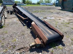 40FT. CONVEYOR CONVEYORS & STACKER trailer mounted..BILL OF SALE ONLY NO TITLE