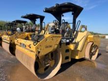2014 CAT CB64 ASPHALT ROLLER SN:CB500166 powered by diesel engine, equipped with OROPS, 84in. Smooth
