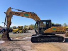 SANY SY215CLC HYDRAULIC EXCAVATOR SN:6618 powered by diesel engine, equipped with Cab, air, heat,