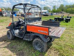 KUBOTA X900 UTILITY VEHICLE SN:23524 4x4, powered by Kubota diesel engine, equipped with OROPS,